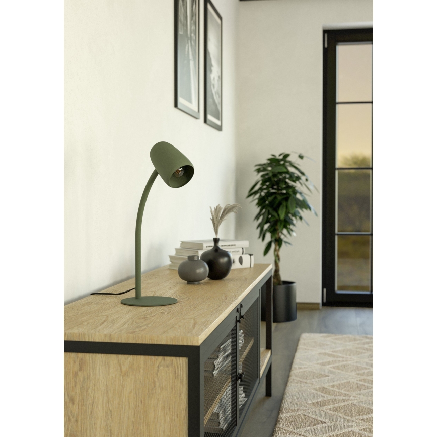 Eglo - Stolna svjetiljka 1xE14/18W/230V zelena