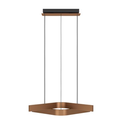 Eglo - LED RGBW luster s mogućnošću prigušivanja na sajli, 2xLED/18W/230V, 2700-6500K, bakrena/crna