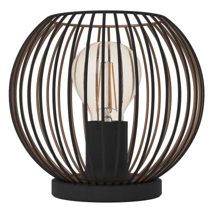 Eglo - Stolna svjetiljka 1xE27/60W/230V crna