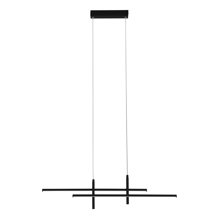 Eglo - LED luster na sajli LED/20W/230V crna