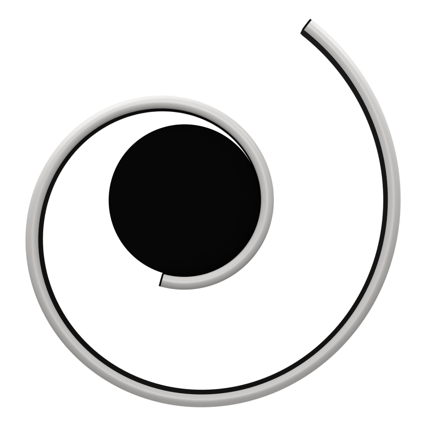 Eglo - LED RGBW prigušivo stropno svjetlo LED/37W/230V 3000-6500K crno