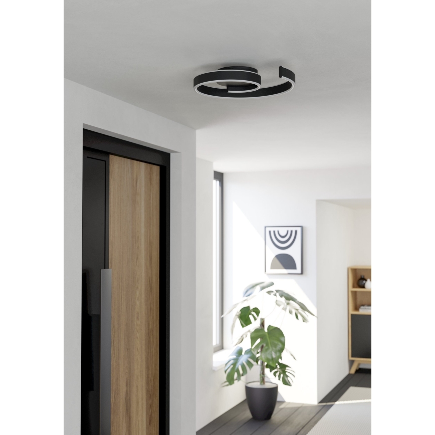Eglo - LED stropna svjetiljka s mogućnošću prigušivanja LED/37W/230V 3000-6500K crna