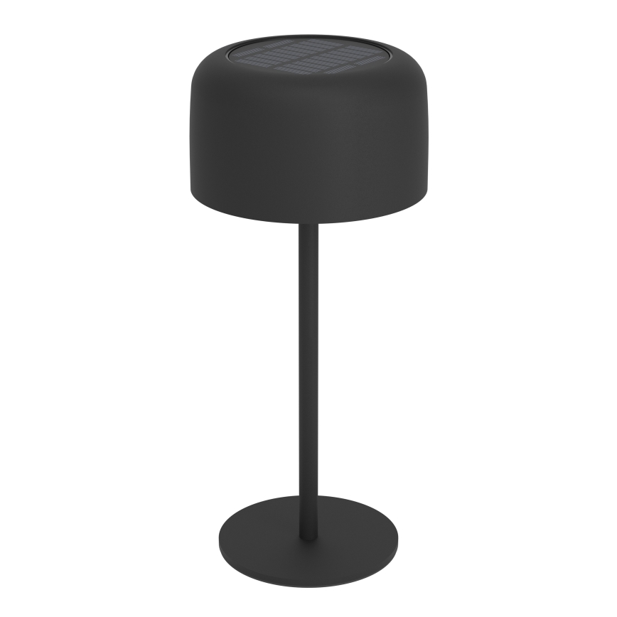 Eglo - LED solarna punjiva dodirna stolna svjetiljka LED/2,8W/3,7V 1800 mAh IP44 crna