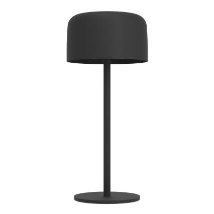 Eglo - LED solarna punjiva dodirna stolna svjetiljka LED/2,8W/3,7V 1800 mAh IP44 crna