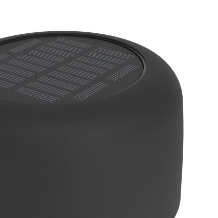 Eglo - LED solarna punjiva dodirna stolna svjetiljka LED/2,8W/3,7V 1800 mAh IP44 crna