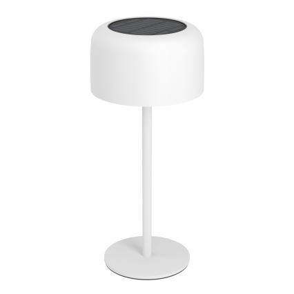 Eglo - LED solarna punjiva stolna lampa s dodirnim upravljanjem LED/2,8W/3,7V 1800 mAh IP44 bijela