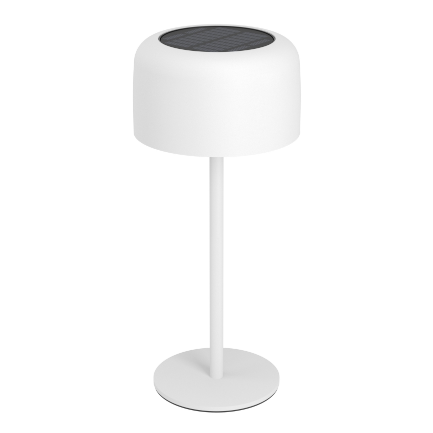 Eglo - LED solarna punjiva stolna lampa s dodirnim upravljanjem LED/2,8W/3,7V 1800 mAh IP44 bijela