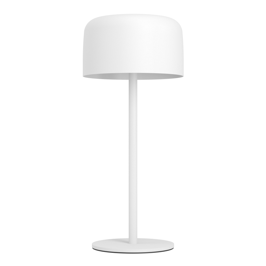 Eglo - LED solarna punjiva stolna lampa s dodirnim upravljanjem LED/2,8W/3,7V 1800 mAh IP44 bijela