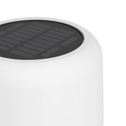 Eglo - LED solarna punjiva stojeća lampa s dodirnim upravljanjem LED/2,8W/3,7V 1800 mAh IP44 bijela