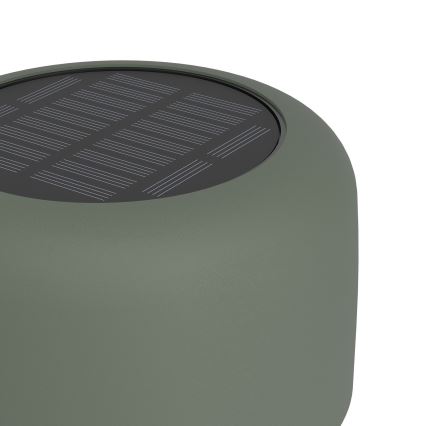 Eglo - LED solarna punjiva stolna svjetiljka s dodirnim upravljanjem LED/2,8W/3,7V 1800 mAh IP44 zelena