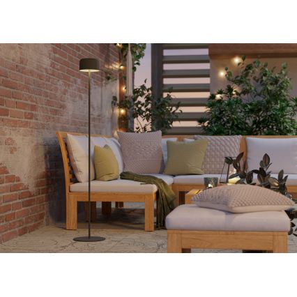 Eglo - LED solarna punjiva podna svjetiljka na dodir LED/2,8W/3,7V 1800 mAh IP44 zelena