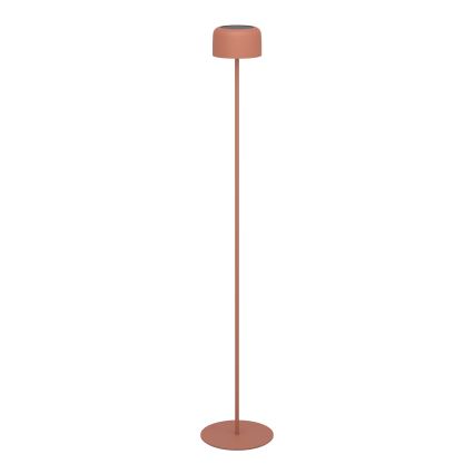 Eglo - LED solarna punjiva podna svjetiljka s dodirnim upravljanjem LED/2,8W/3,7V 1800 mAh IP44 narančasta