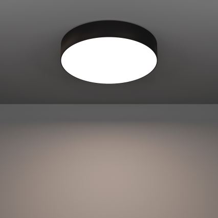 Eglo - RGBW LED prigušivo stropno svjetlo LED/15W/230V 2700-6500K Ø 39 cm crno