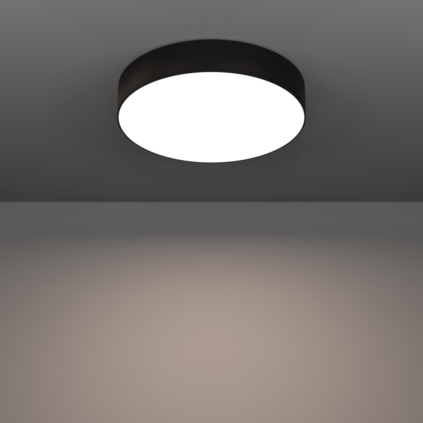 Eglo - RGBW LED prigušivo stropno svjetlo LED/15W/230V 2700-6500K Ø 39 cm crno