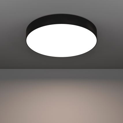 Eglo - LED RGBW prigušiva stropna svjetiljka LED/26W/230V 2700-6500K Ø 49 cm crna