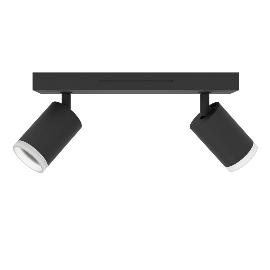 Eglo - LED RGBW Prigušiva spot svjetiljka 2xLED/3,7W/230V 2700-6500K crna