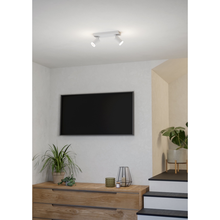 Eglo - LED RGBW s mogućnošću prigušivanja, ugradna spot svjetiljka 2xLED/3,7W/230V 2700-6500K bijela