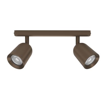 Eglo - Spot svjetiljka 2xGU10/10W/230V brončana
