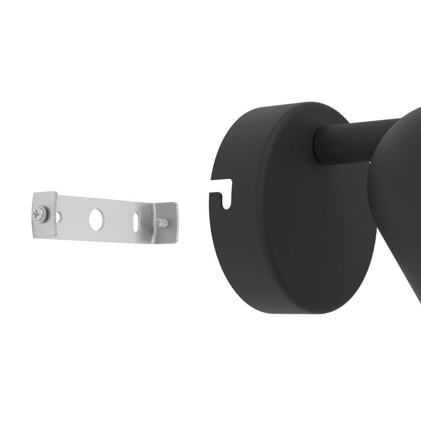 Eglo - zidna reflektorska svjetiljka 1xGU10/5W/230V crna