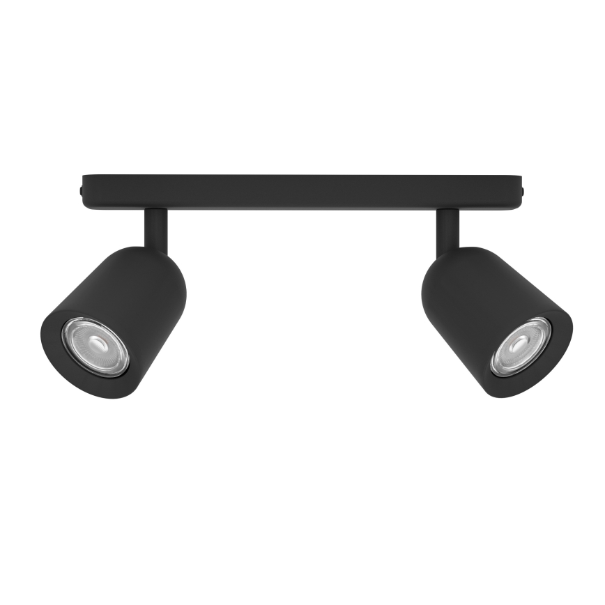 Eglo - Spot svjetiljka 2xGU10/10W/230V crna
