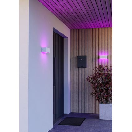 Eglo - LED RGBW prigušivo vanjsko zidno svjetlo LED/10W/230V 2700-6500K IP55 bijelo