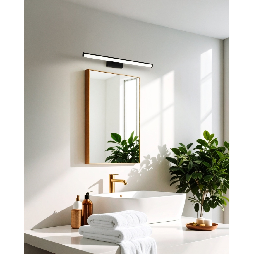 Eglo - LED rasvjeta za kupaonsko ogledalo LED/11W/230V 60 cm IP44 crna