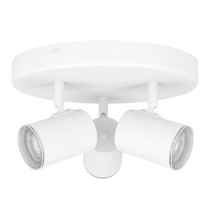 Eglo - Kupaonsko stropno spot svjetlo 3xGU10/5W/230V, Ø 25 cm, IP44, bijela