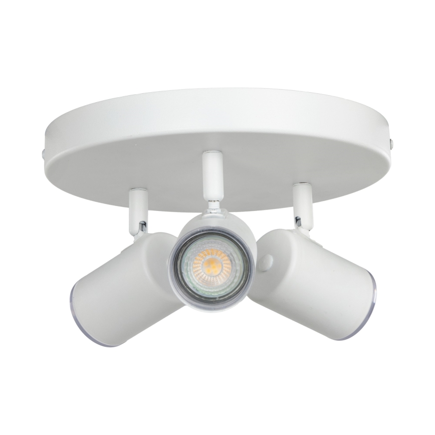 Eglo - Kupaonsko stropno spot svjetlo 3xGU10/5W/230V, Ø 25 cm, IP44, bijela