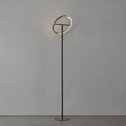 Eglo - LED stojeća lampa s mogućnošću prigušivanja 2xLED/8,8W/230V zlatna/crna