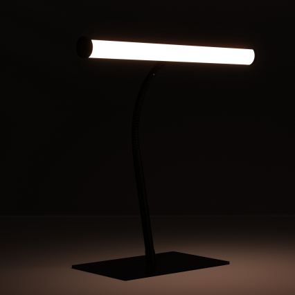 Eglo - LED stolna lampa s dodirnim upravljanjem i prigušivačem LED/5W/230V 2700/4000/6500K crni krom