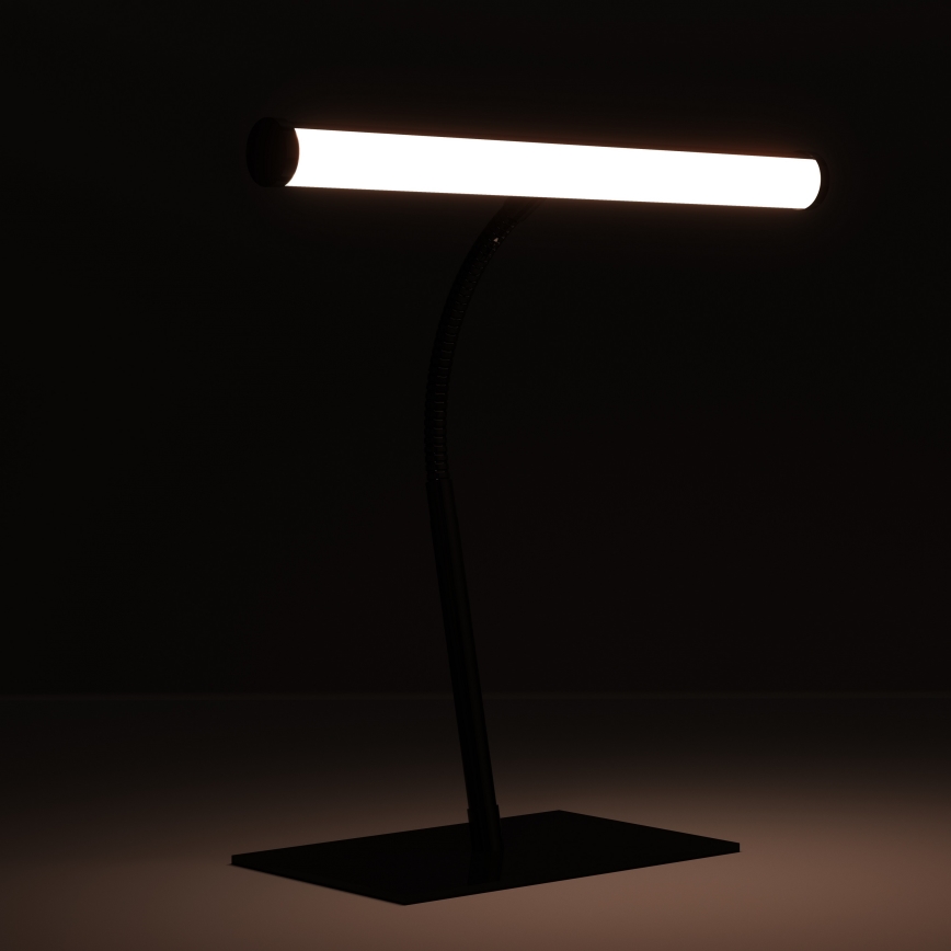 Eglo - LED stolna lampa s dodirnim upravljanjem i prigušivačem LED/5W/230V 2700/4000/6500K crni krom