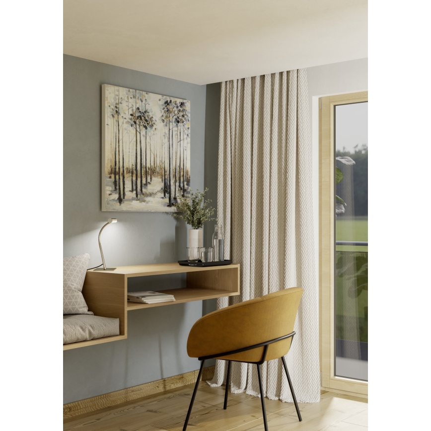 Eglo - LED stolna lampa s dodirnim prigušivačem LED/5W/230V 2700/4000/6500K matni krom