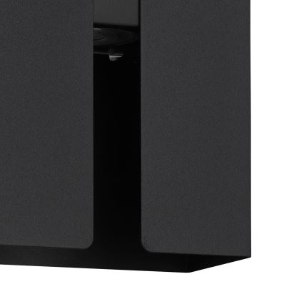 Eglo - LED vanjska zidna svjetiljka 2xLED/4W/230V 2700/4000/6000K. IP44 crna