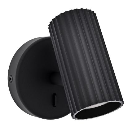 Eglo - Zidna spot svjetiljka 1xGU10/5W/230V crna