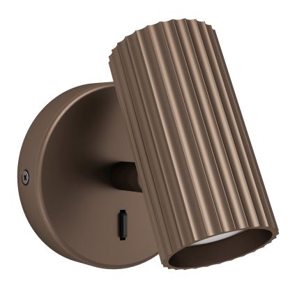 Eglo - Zidna spot svjetiljka 1xGU10/5W/230V smeđa