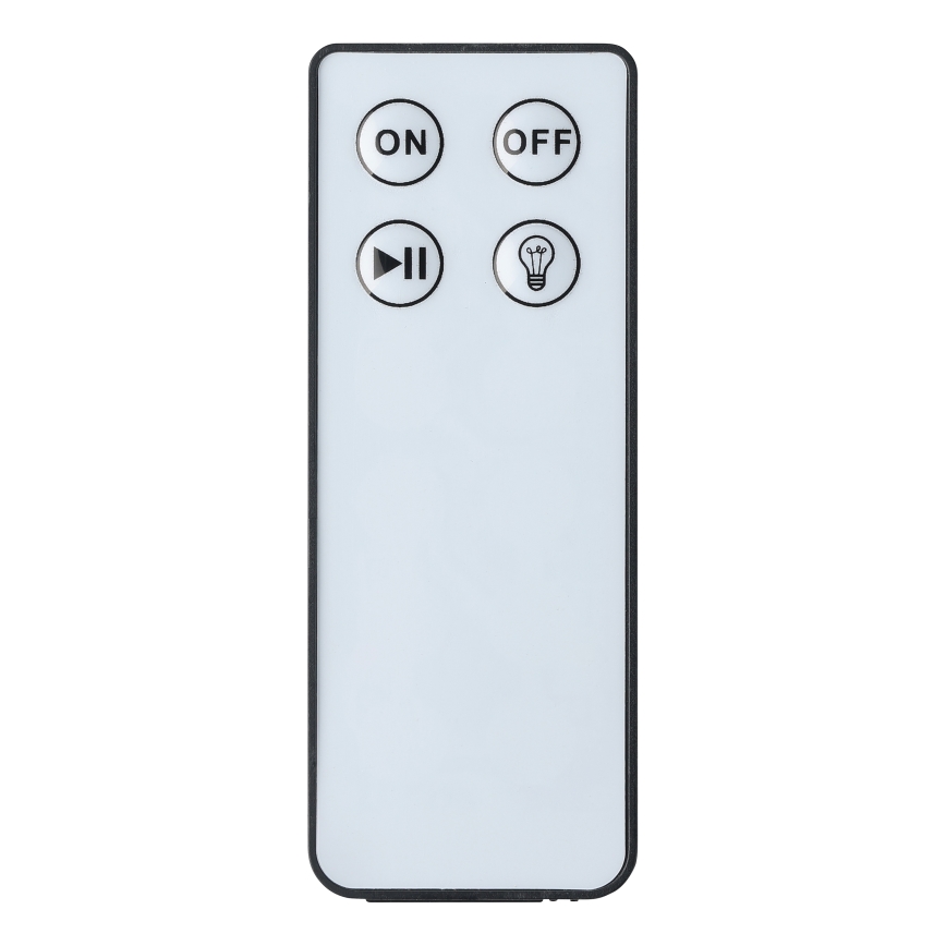 Eglo - KOMPLET 3x LED RGB vanjska svjetiljka LED/1W/230V IP44 crna + daljinski upravljač