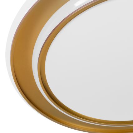Eglo - LED stropna svjetiljka LED/24W/230V 2700/4000/6500K prom. 40 cm zlatna