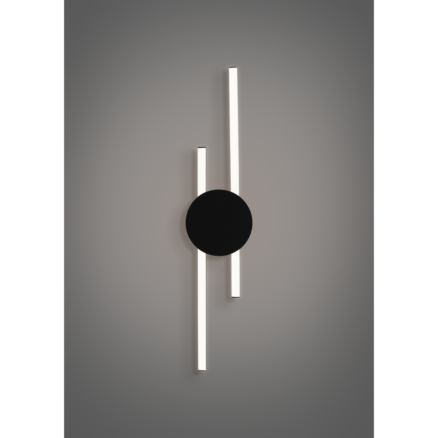 Eglo - zidna LED svjetiljka LED/20W/230V + LED/0,91W crna