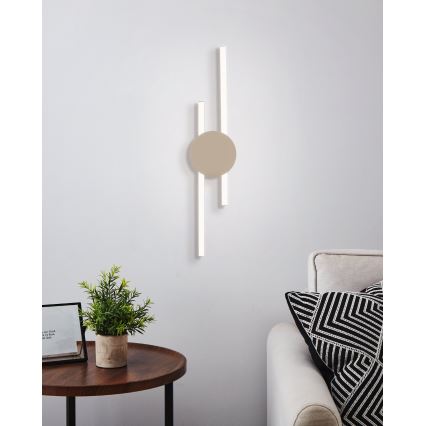 Eglo - LED zidna svjetiljka LED/20W/230V + LED/0,91W bež
