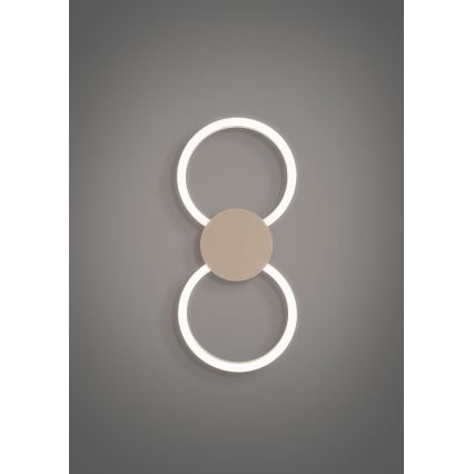 Eglo - LED zidna svjetiljka LED/20W/230V + LED/0,91W bež