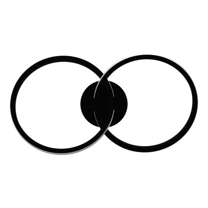 Eglo - LED stropno svjetlo LED/12W/230V 2700/4000/6500K crna