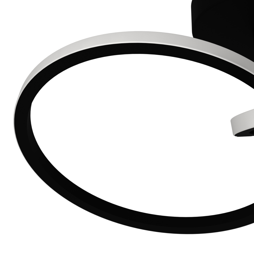 Eglo - LED stropno svjetlo LED/12W/230V 2700/4000/6500K crna