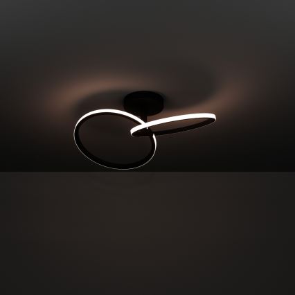 Eglo - LED stropno svjetlo LED/12W/230V 2700/4000/6500K crna