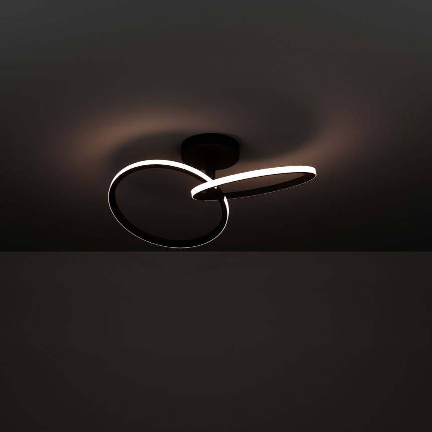 Eglo - LED stropno svjetlo LED/12W/230V 2700/4000/6500K crna