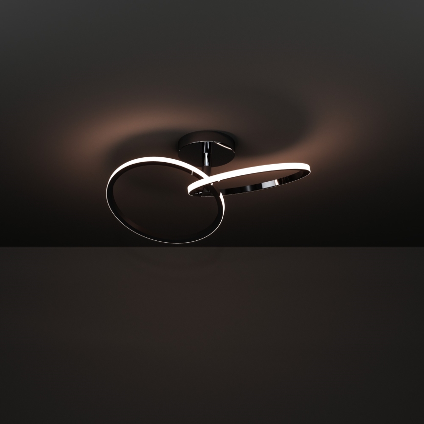 Eglo - LED stropno svjetlo LED/12W/230V 2700/4000/6500K sjajni krom