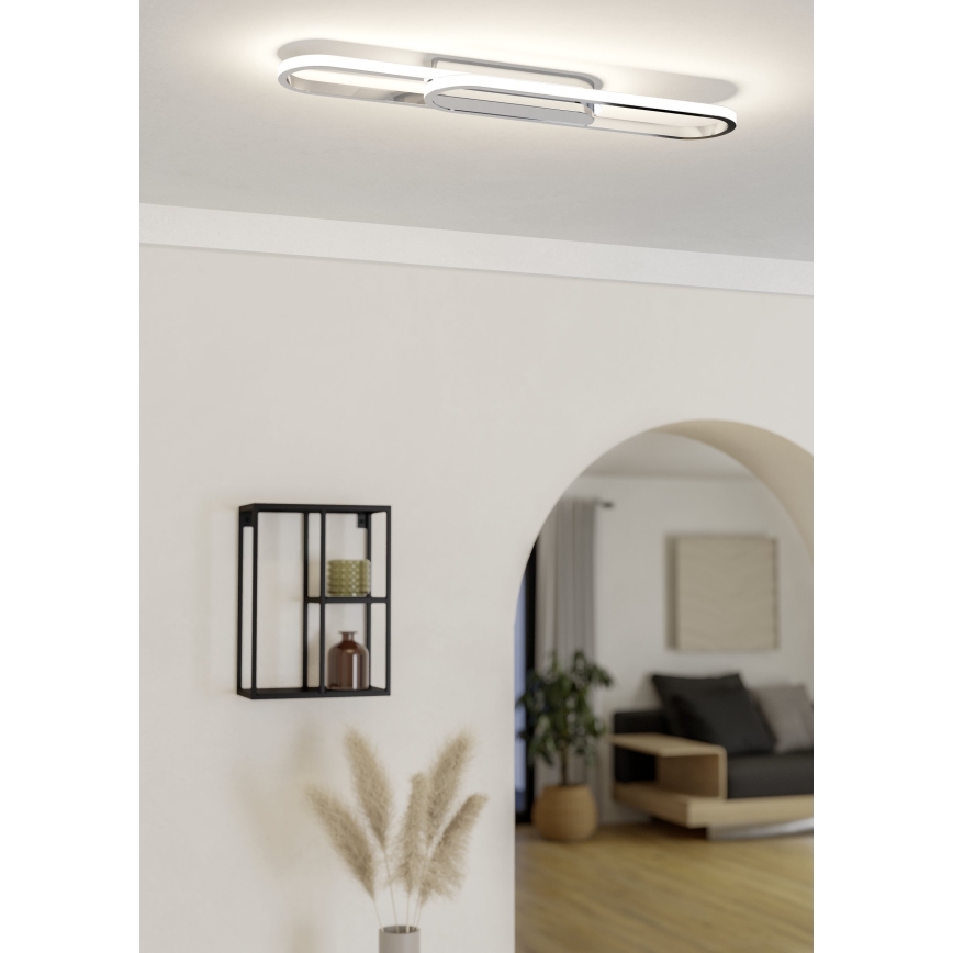 Eglo - LED stropna svjetiljka LED/20W/230V 2700/4000/6500K sjajni krom