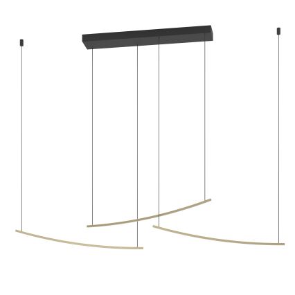 Eglo  - LED luster na sajli s mogućnošću prigušivanja LED/22W/230V 2700/4000/6500K zlatni