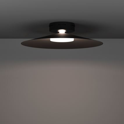 Eglo - LED RGBW stropna svjetiljka s prigušivanjem LED/15,5W/230V 2700-6500K promjer 45 cm crna