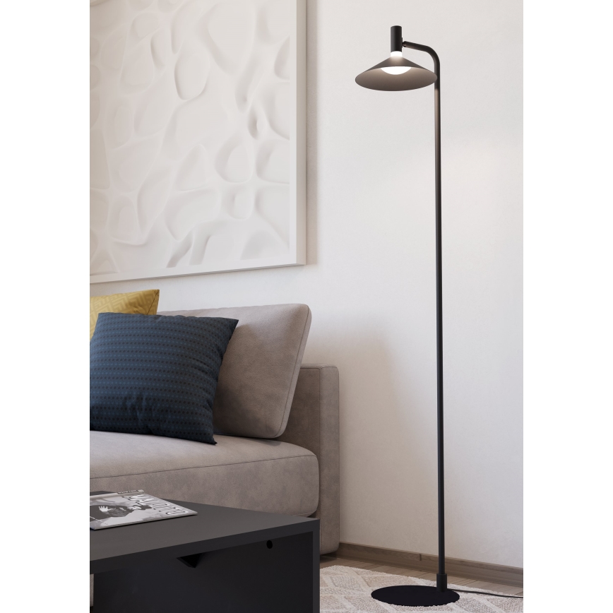 Eglo - LED RGBW podna lampa s mogućnošću prigušivanja LED/7,5W/230V 2700-6500K crna