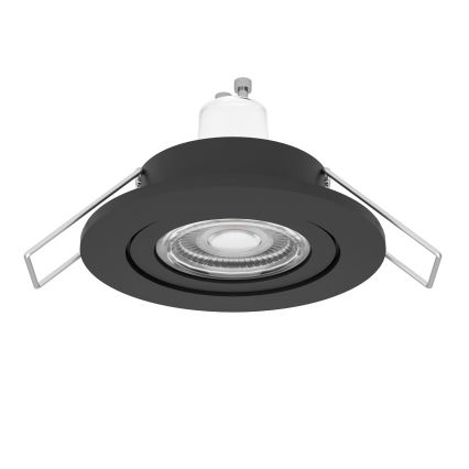 Eglo - LED kupaonsko ugradno točkasto svjetlo 1xGU10/4,5W/230V IP44 crno